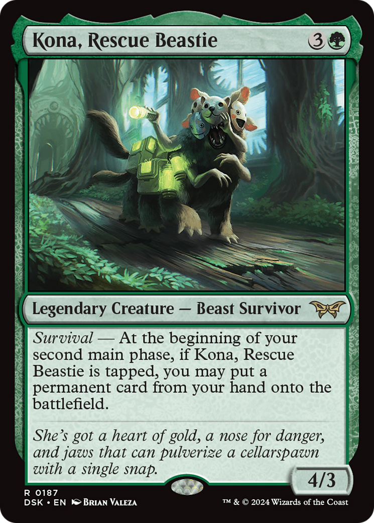 Kona, Rescue Beastie (0187) [Duskmourn: House of Horror] | Exor Games Summserside