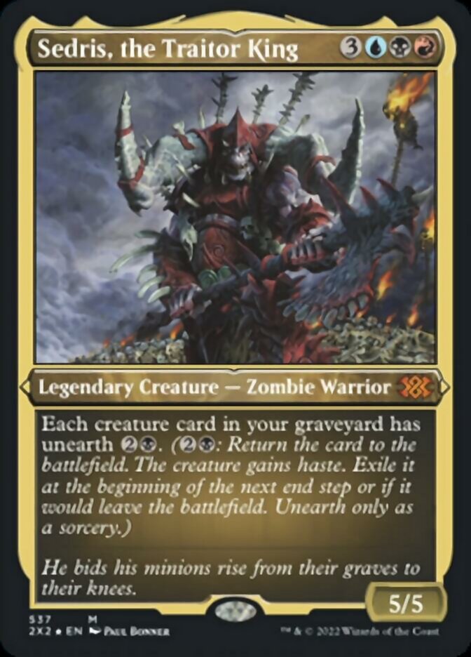 Sedris, the Traitor King (Foil Etched) [Double Masters 2022] | Exor Games Summserside