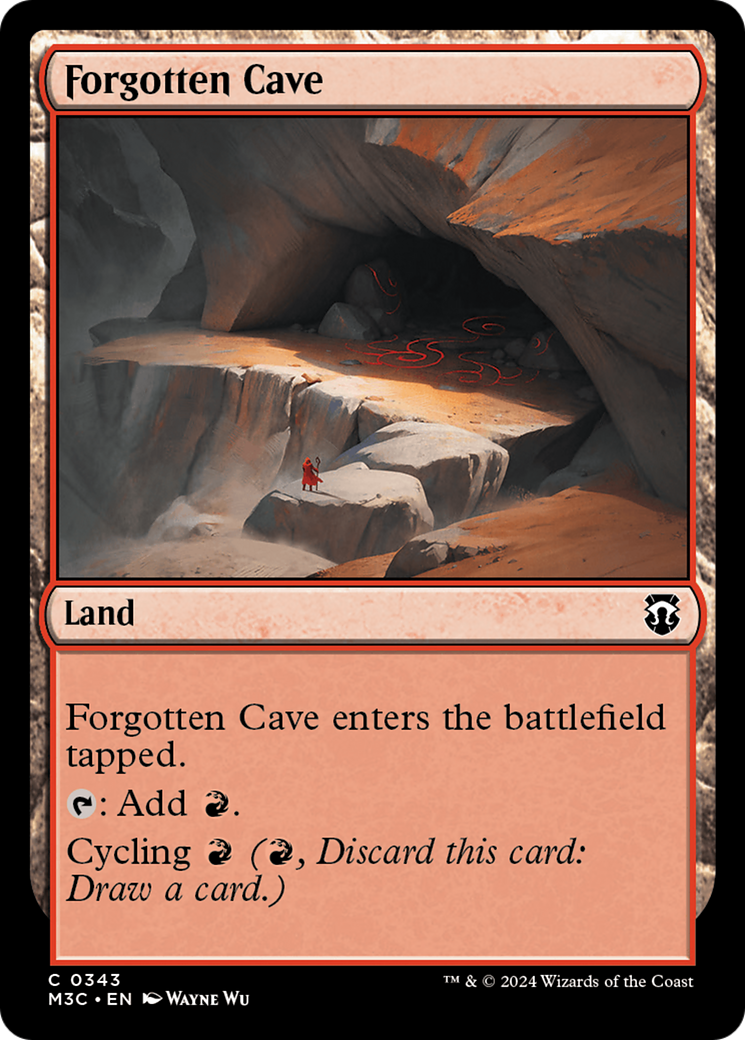 Forgotten Cave (Ripple Foil) [Modern Horizons 3 Commander] | Exor Games Summserside