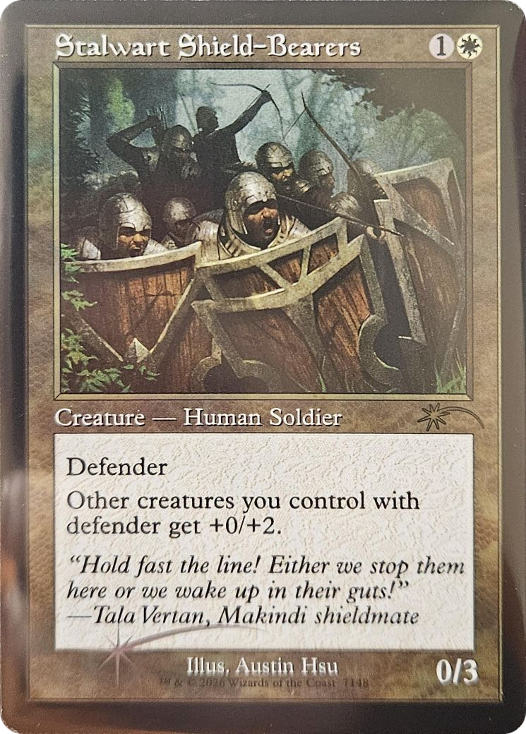 Stalwart Shield-Bearers (Retro Frame) [Secret Lair Drop Series] | Exor Games Summserside