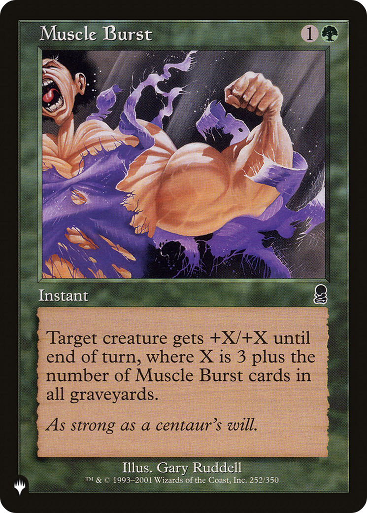 Muscle Burst [The List] | Exor Games Summserside