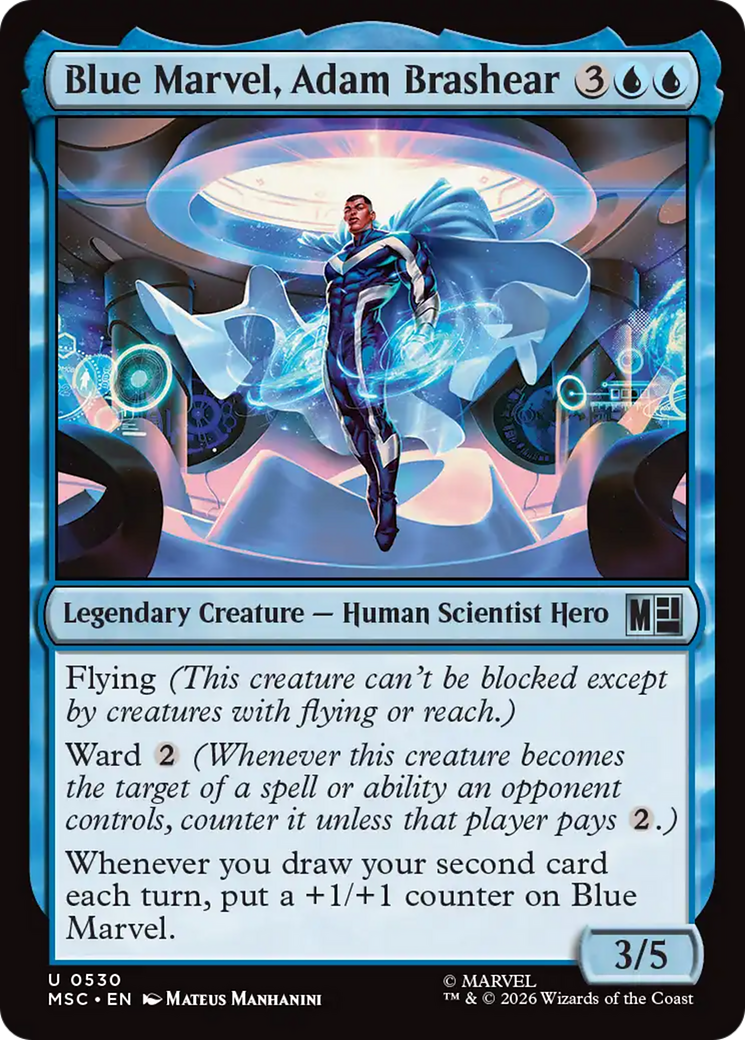 Blue Marvel, Adam Brashear [Marvel Super Heroes Commander] | Exor Games Summserside