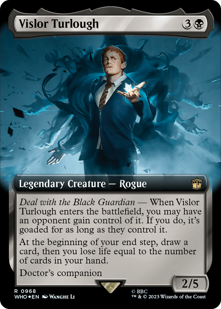 Vislor Turlough (Extended Art) (Surge Foil) [Doctor Who] | Exor Games Summserside