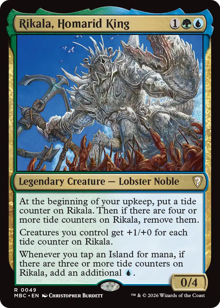 Rikala, Homarid King [Mystery Booster: Commander Edition] | Exor Games Summserside