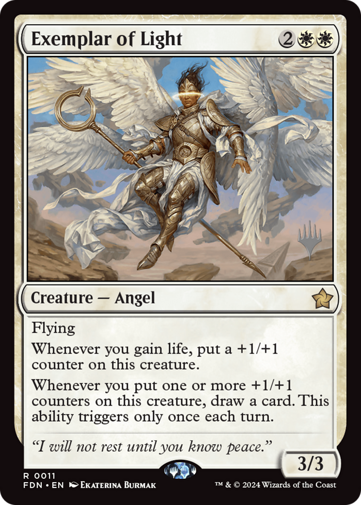 Exemplar of Light [Foundations Promos] | Exor Games Summserside
