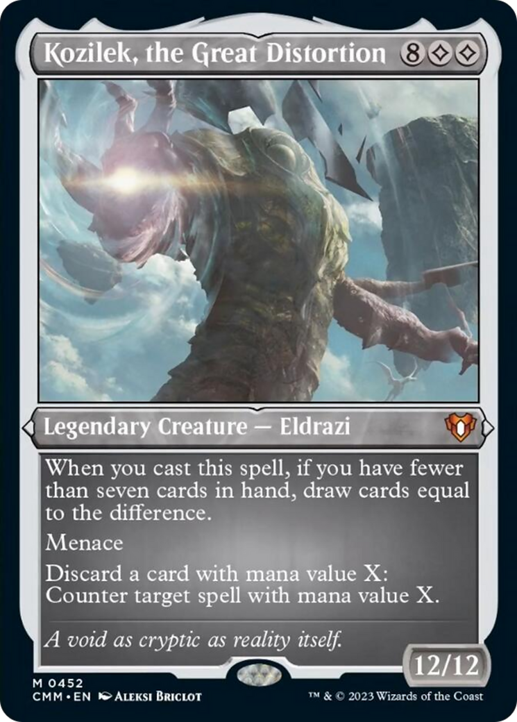 Kozilek, the Great Distortion (Foil Etched) [Commander Masters] | Exor Games Summserside