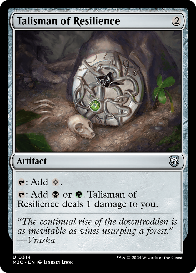 Talisman of Resilience (Ripple Foil) [Modern Horizons 3 Commander] | Exor Games Summserside