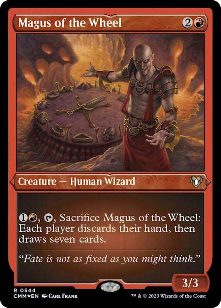 Magus of the Wheel (Foil Etched) [Commander Masters] | Exor Games Summserside