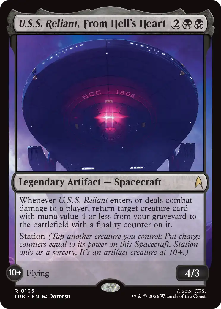 U.S.S. Reliant, From Hell's Heart [Star Trek] | Exor Games Summserside