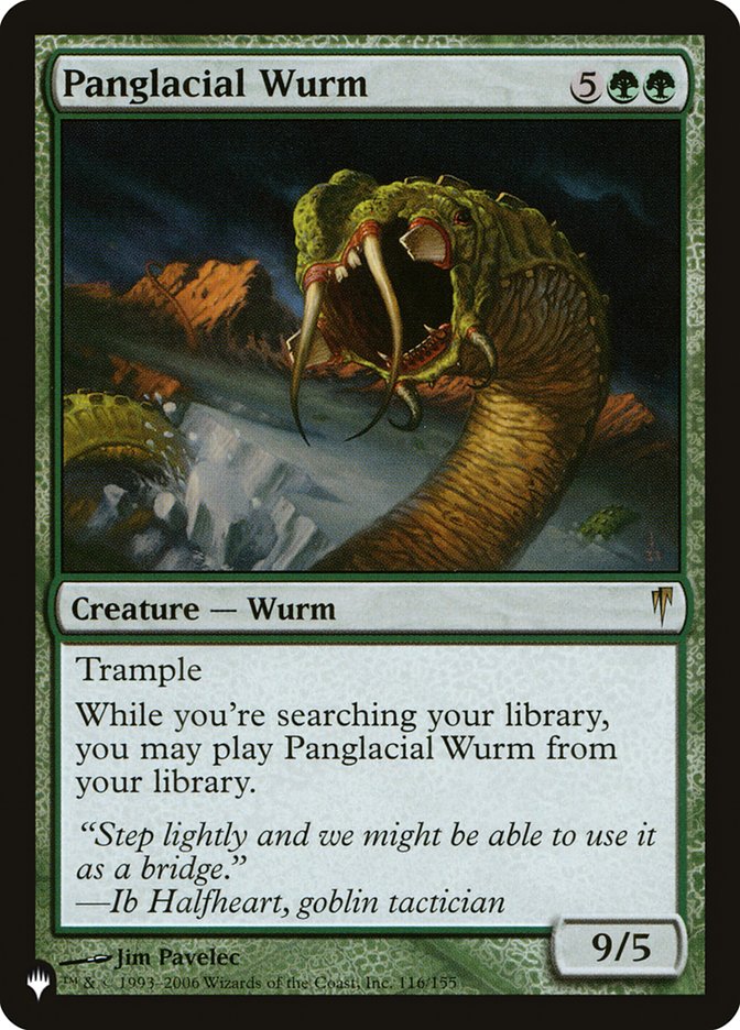 Panglacial Wurm [The List] | Exor Games Summserside