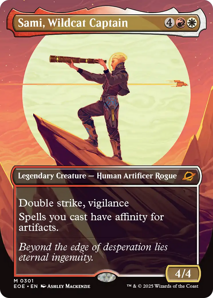 Sami, Wildcat Captain (Borderless) [Edge of Eternities] | Exor Games Summserside