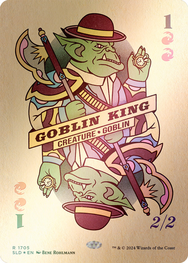 Goblin King (1705) (Rainbow Foil) [Secret Lair Drop Series] | Exor Games Summserside