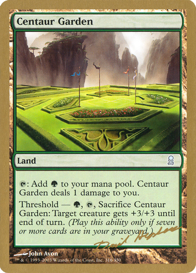 Centaur Garden (Dave Humpherys) [World Championship Decks 2003] | Exor Games Summserside