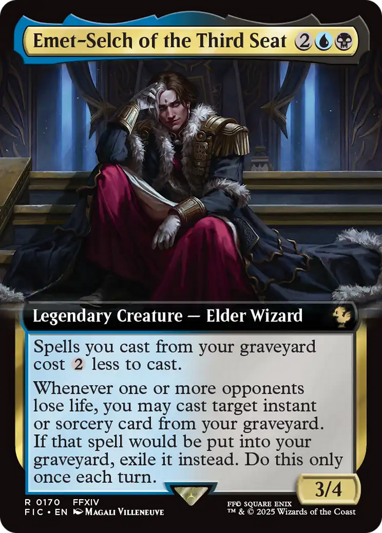 Emet-Selch of the Third Seat (Extended Art) [FINAL FANTASY Commander] | Exor Games Summserside