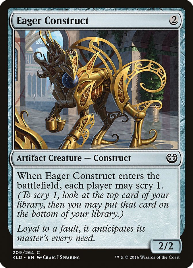 Eager Construct [Kaladesh] | Exor Games Summserside