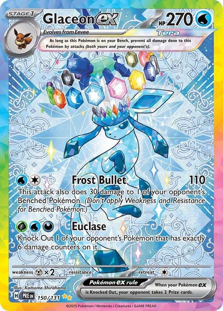 Glaceon ex (150/131) [Scarlet & Violet: Prismatic Evolutions] | Exor Games Summserside