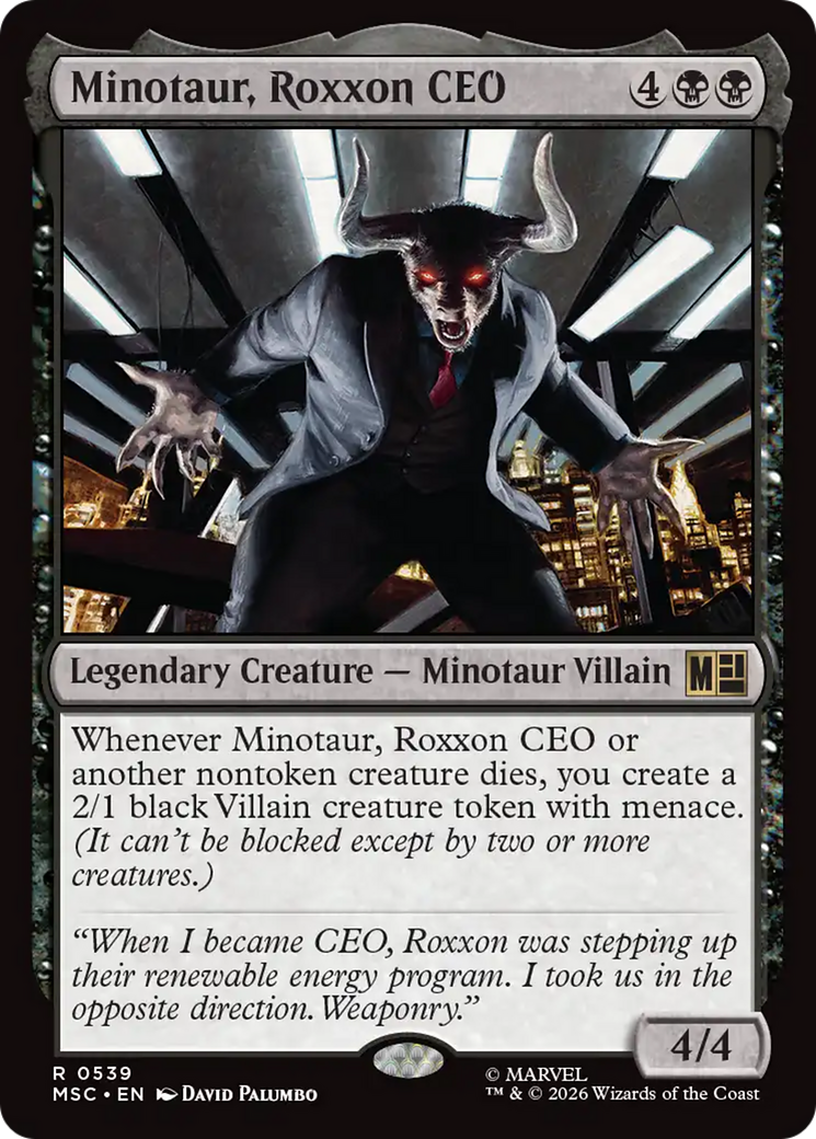 Minotaur, Roxxon CEO [Marvel Super Heroes Commander] | Exor Games Summserside