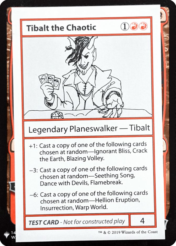 Tibalt the Chaotic [Mystery Booster Playtest Cards] | Exor Games Summserside