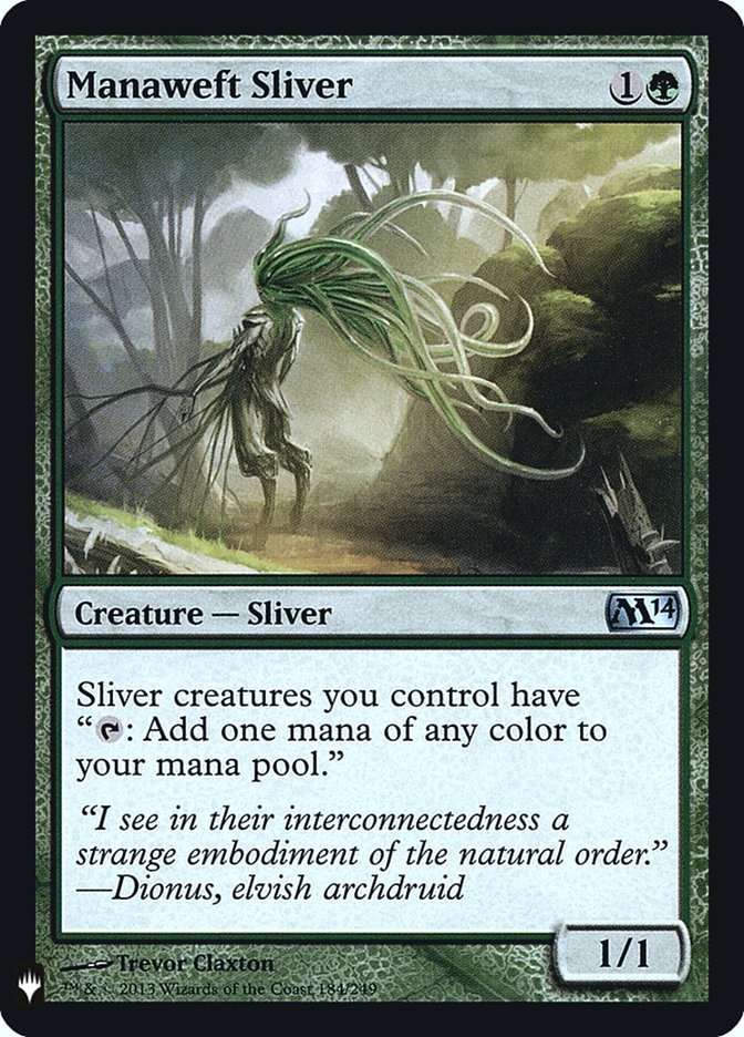 Manaweft Sliver [Mystery Booster] | Exor Games Summserside
