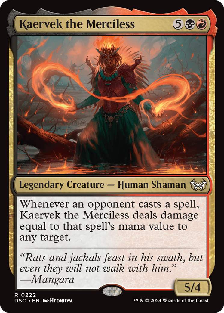 Kaervek the Merciless [Duskmourn: House of Horror Commander] | Exor Games Summserside