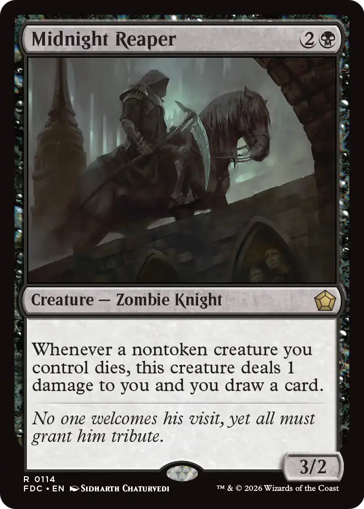 Midnight Reaper [Foundations Commander] | Exor Games Summserside