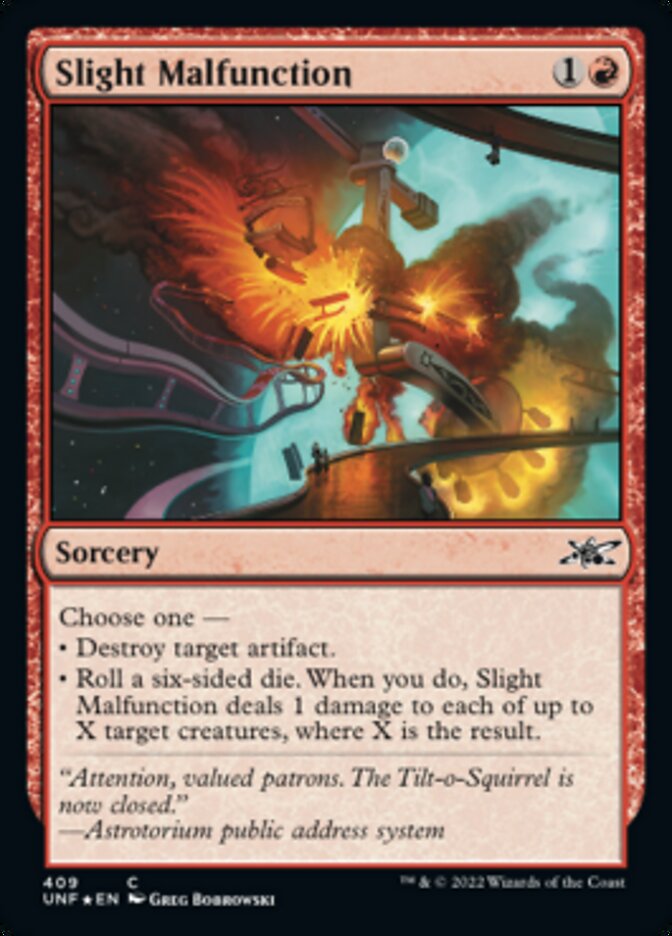 Slight Malfunction (Galaxy Foil) [Unfinity] | Exor Games Summserside