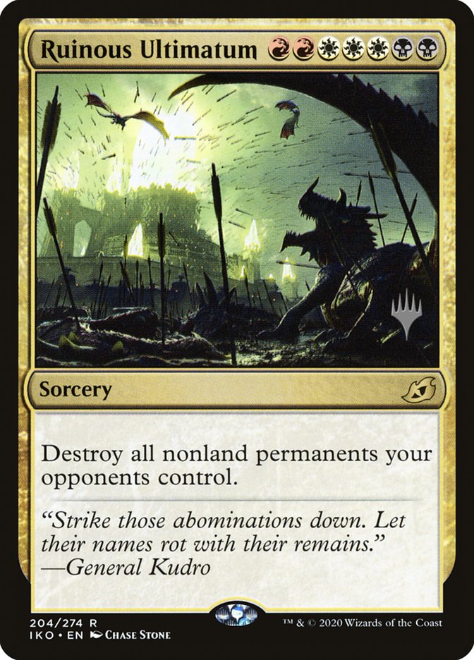 Ruinous Ultimatum (Promo Pack) [Ikoria: Lair of Behemoths Promos] | Exor Games Summserside