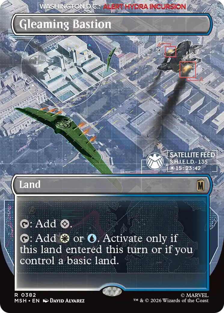 Gleaming Bastion (Borderless) [Marvel Super Heroes] | Exor Games Summserside