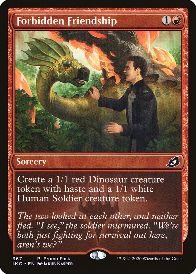 Forbidden Friendship (Promo Pack) [Ikoria: Lair of Behemoths Promos] | Exor Games Summserside