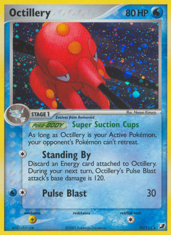 Octillery (10/115) [EX: Unseen Forces] | Exor Games Summserside