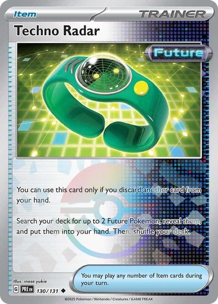 Techno Radar (130/131) (Poke Ball Pattern) [Scarlet & Violet: Prismatic Evolutions] | Exor Games Summserside