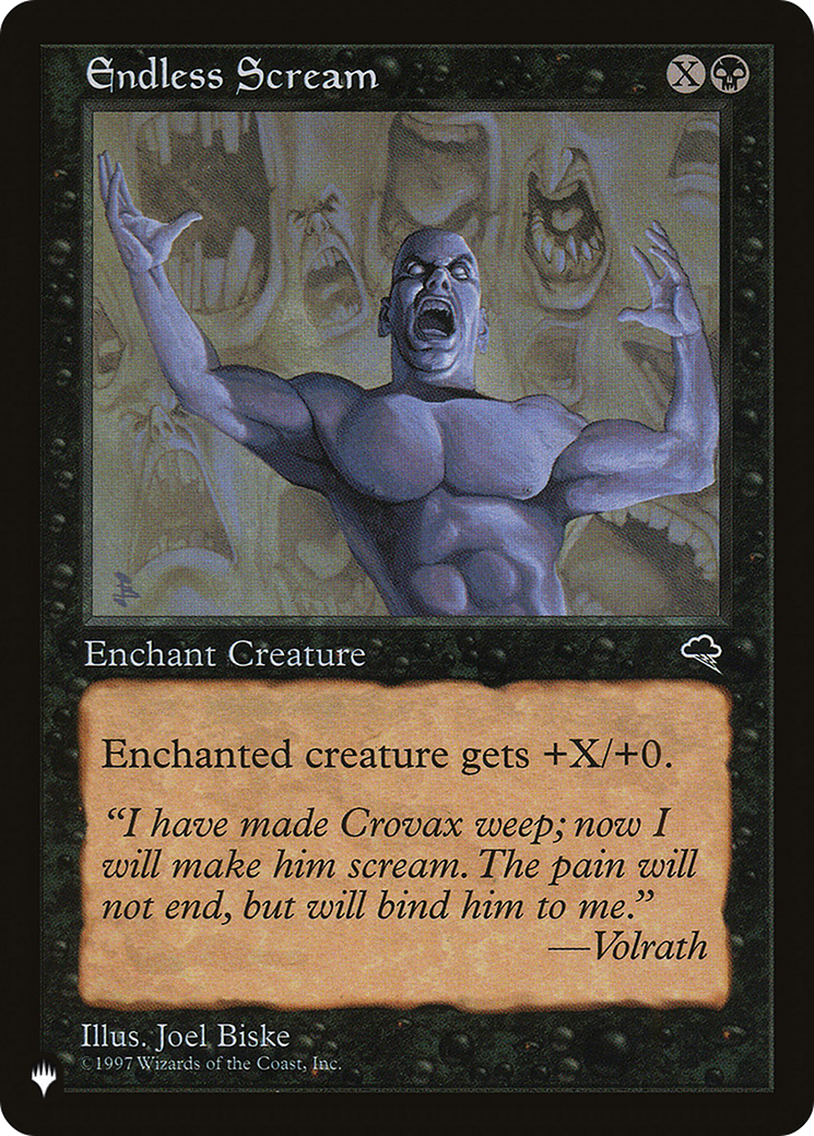 Endless Scream [The List] | Exor Games Summserside
