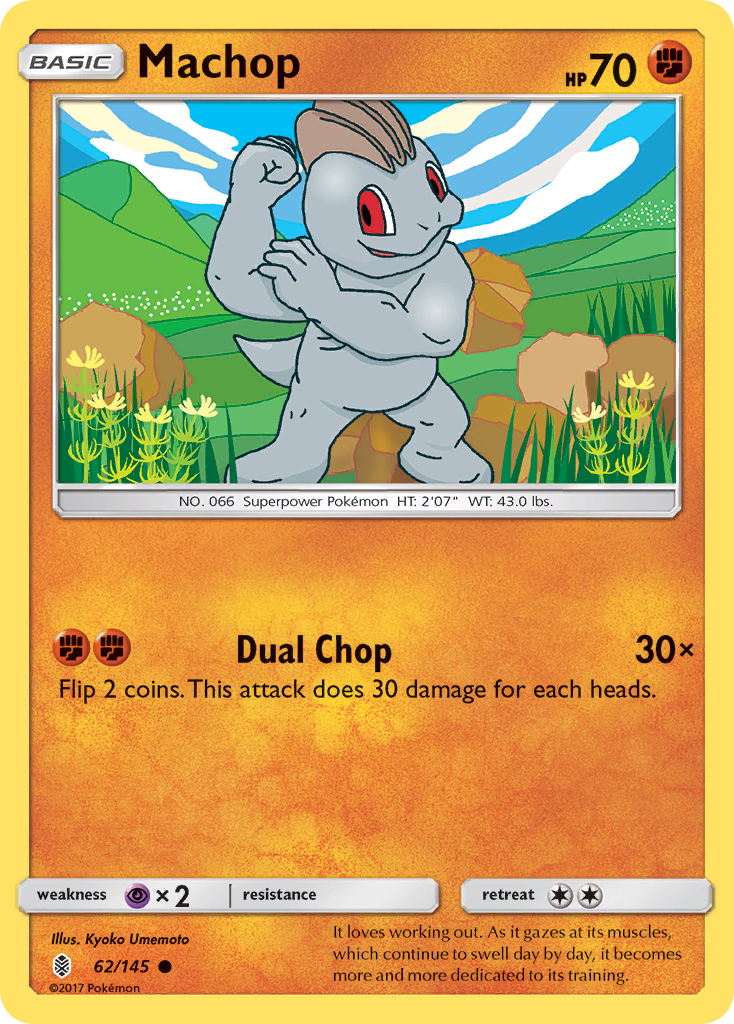 Machop (62/145) [Sun & Moon: Guardians Rising] | Exor Games Summserside