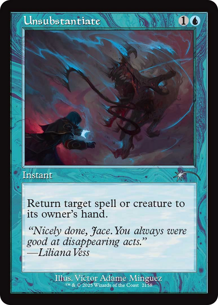 Unsubstantiate (Retro Frame) [Secret Lair Drop Series] | Exor Games Summserside
