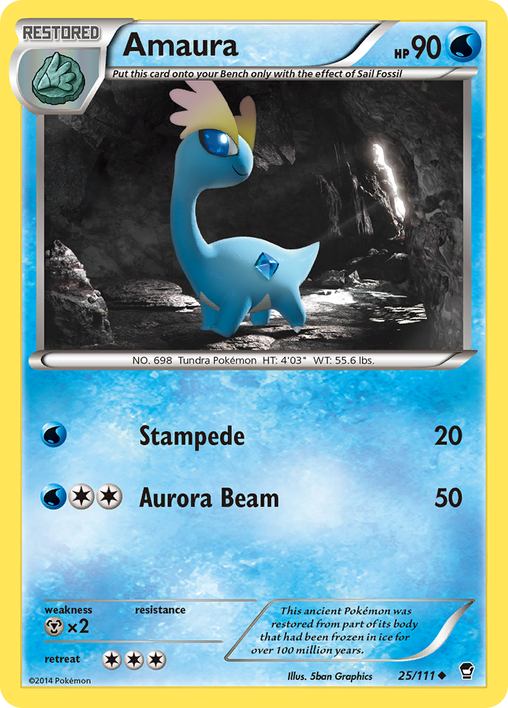 Amaura (25/111) [XY: Furious Fists] | Exor Games Summserside