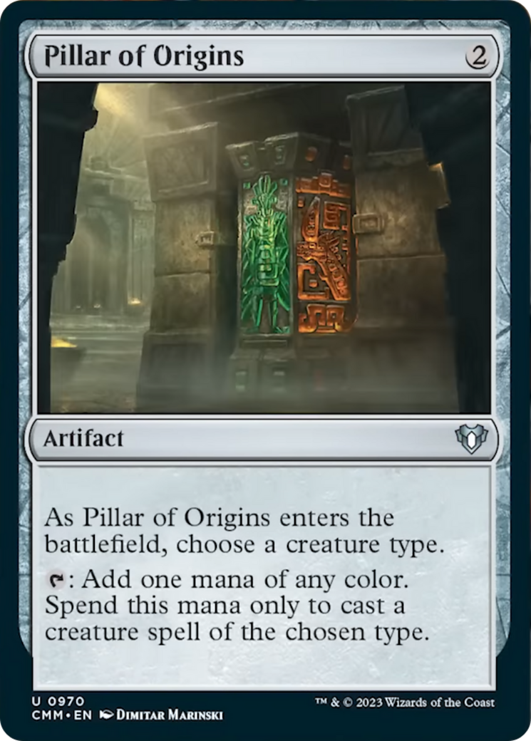 Pillar of Origins [Commander Masters] | Exor Games Summserside