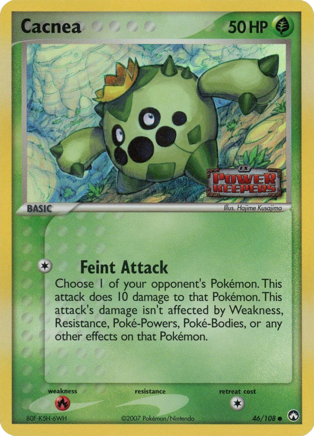 Cacnea (46/108) (Stamped) [EX: Power Keepers] | Exor Games Summserside