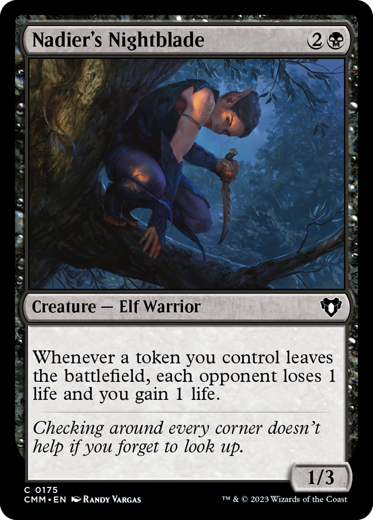 Nadier's Nightblade [Commander Masters] | Exor Games Summserside