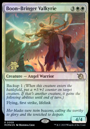 Boon-Bringer Valkyrie [March of the Machine Prerelease Promos] | Exor Games Summserside