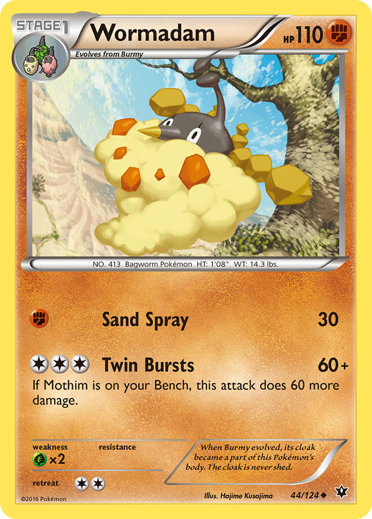 Wormadam (44/124) [XY: Fates Collide] | Exor Games Summserside