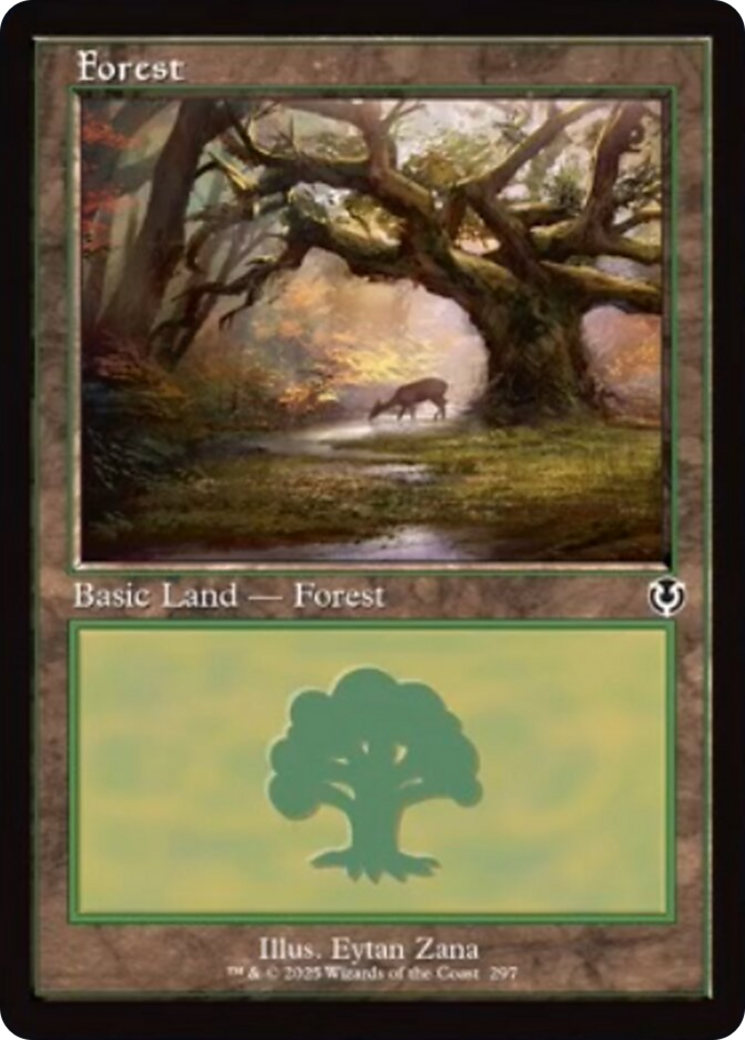 Forest (297) (Retro Frame) [Innistrad Remastered] | Exor Games Summserside