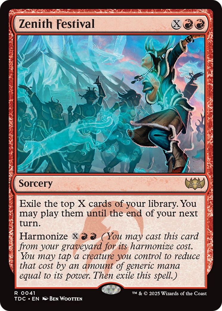 Zenith Festival [Tarkir: Dragonstorm Commander] | Exor Games Summserside