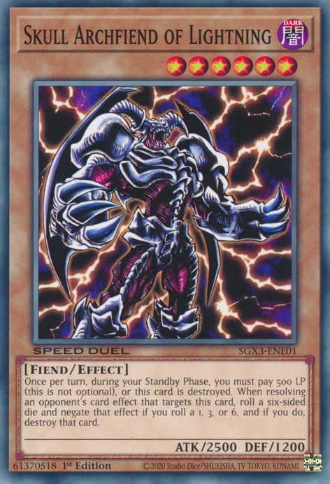 Skull Archfiend of Lightning [SGX3-ENE01] Common | Exor Games Summserside