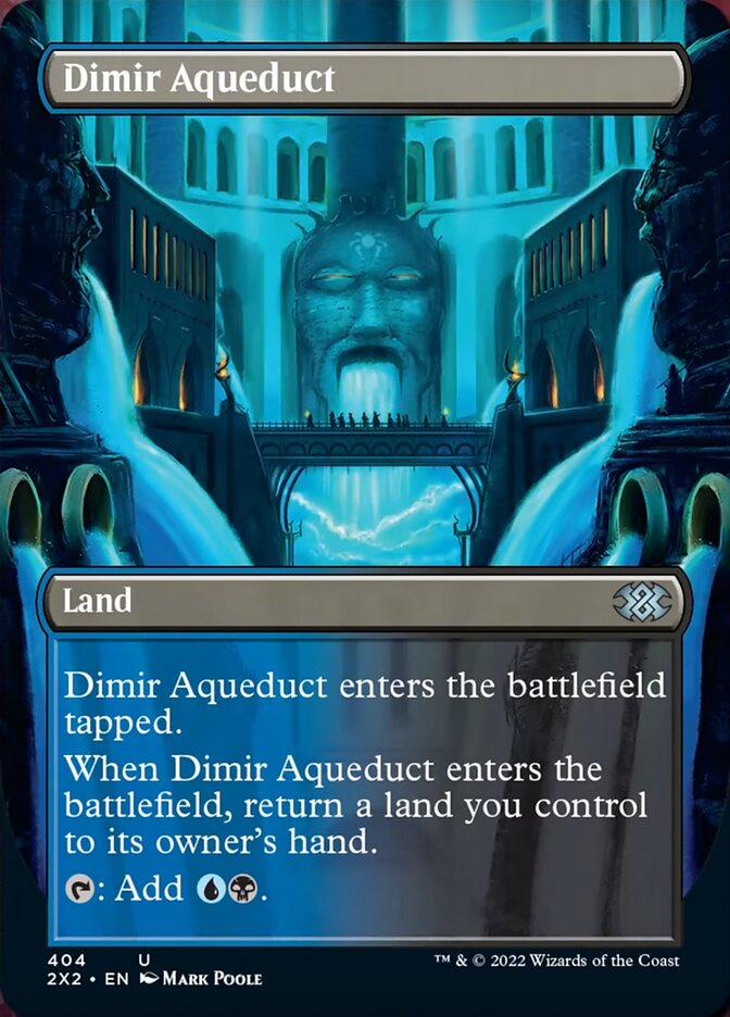 Dimir Aqueduct (Borderless Alternate Art) [Double Masters 2022] | Exor Games Summserside