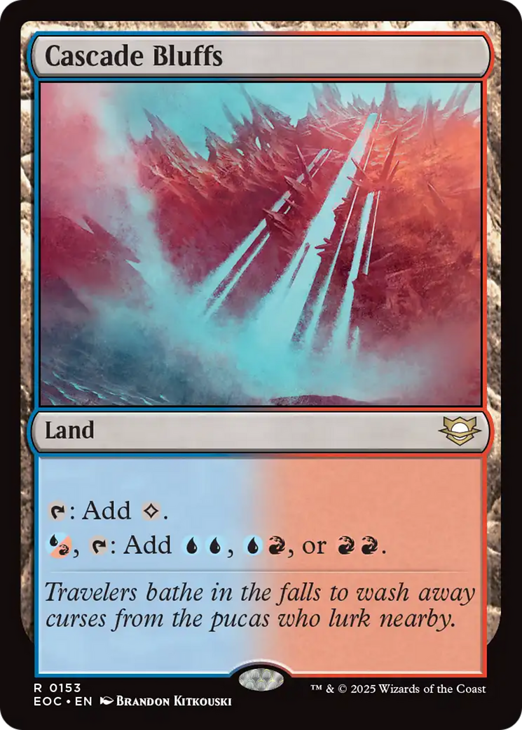 Cascade Bluffs [Edge of Eternities Commander] | Exor Games Summserside
