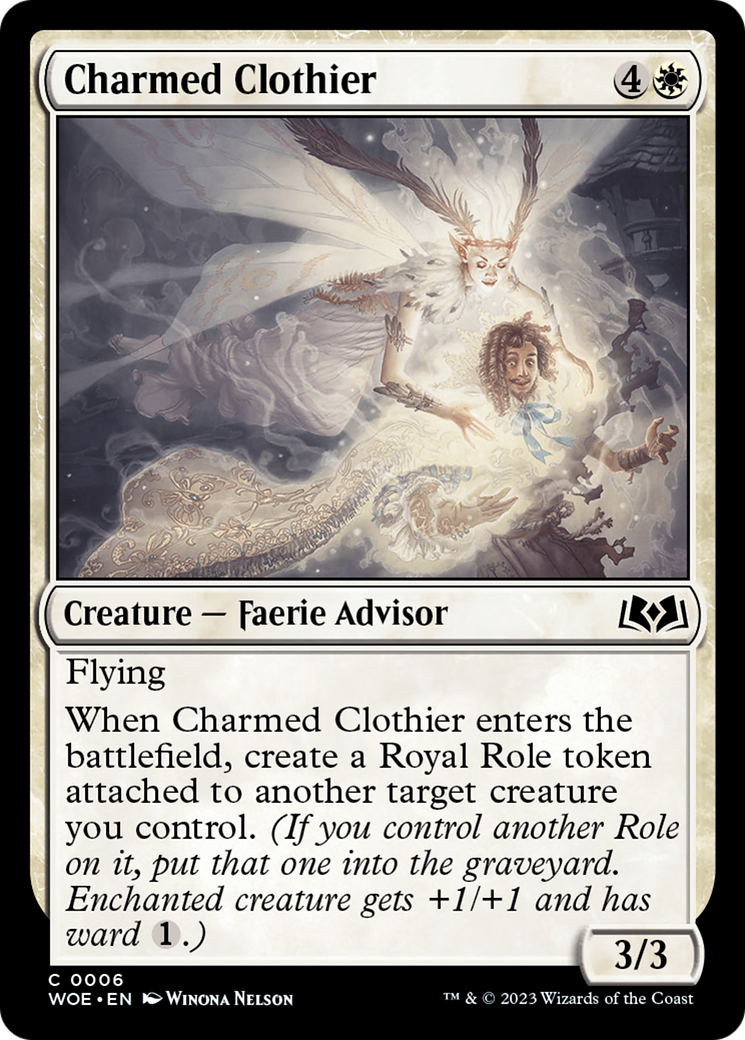 Charmed Clothier [Wilds of Eldraine] | Exor Games Summserside