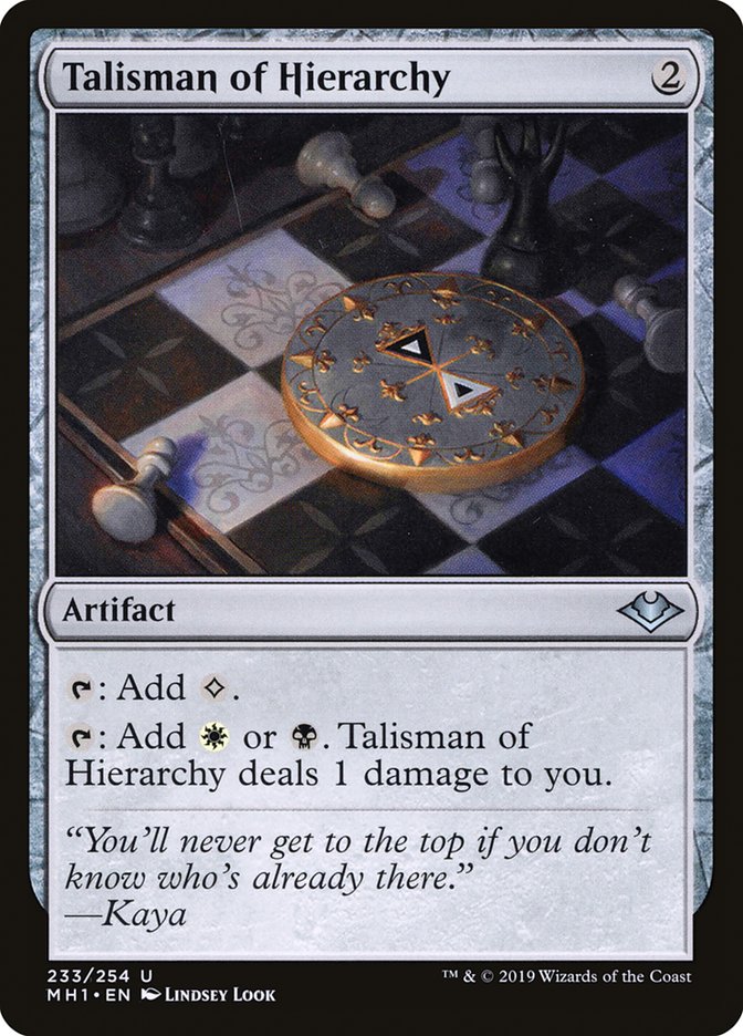 Talisman of Hierarchy [Modern Horizons] | Exor Games Summserside