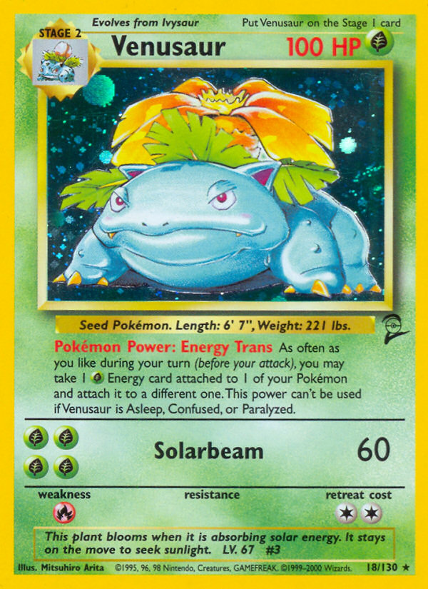 Venusaur (18/130) [Base Set 2] | Exor Games Summserside
