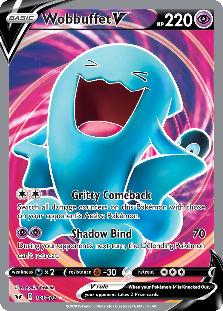 Wobbuffet V (191/202) [Sword & Shield: Base Set] | Exor Games Summserside