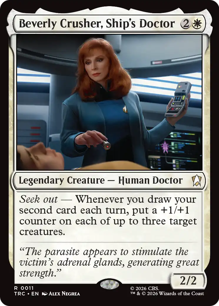 Beverly Crusher, Ship's Doctor (Surge Foil) [Star Trek Commander] | Exor Games Summserside